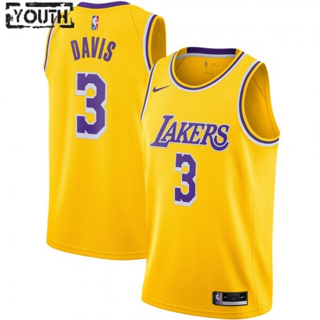 Kinder NBA Los Angeles Lakers Trikot Anthony Davis 3 Nike 2020-2021 Icon Edition Swingman